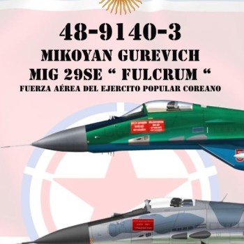 MIKOYAN GUREVICH MIG 29 FULCRUM C - FUERZA AÉREA DEL EJÉRCITO POPULAR COREANO