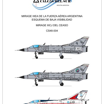 MIRAGE IIIEA BAJA VISIBILIDAD Y MIRAGE IIICJ CEASO