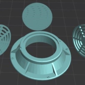 Boca y tapas de alcantarilla (x4) op 2