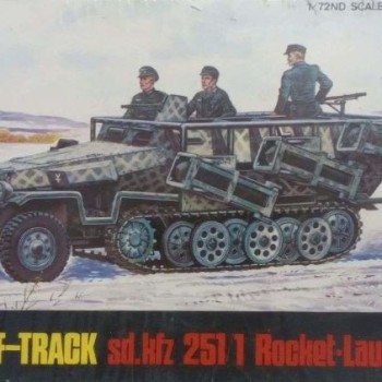 German Half-Track Sd.Kfz. Rocket launcher