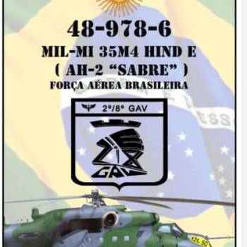 MIL-MI 35M4 HIND E (AH-2 "SABRE") FUERZA AÉREA BRASILERA - CALCAS 1/48