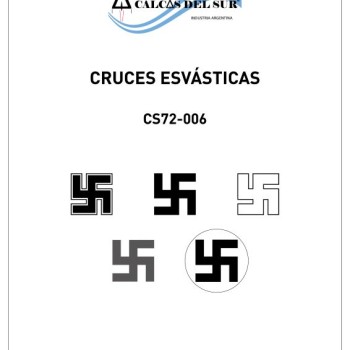 CRUCES ESVÁSTICAS - CALCAS