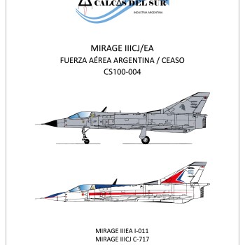 MIRAGE IIIEA I-011 Y MIRAGE IICJ C-717 (CEASO)