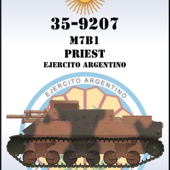 M7B1 PRIEST EJÉRCITO ARGENTINO