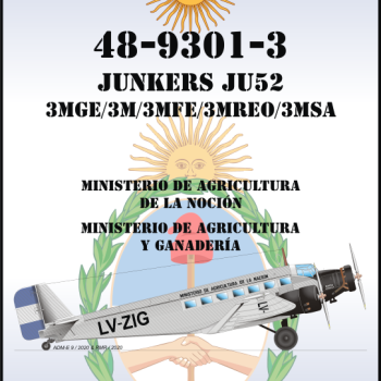 JUNKERS JU52/3MGE/3MFE/3MREO/3MSA - MINISTERIO DE AGRICULTURA-1/48