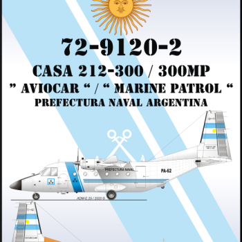 CASA 212-300 / 300 MP "AVIOCAR" / MARINE PATROL - PNA 1/72