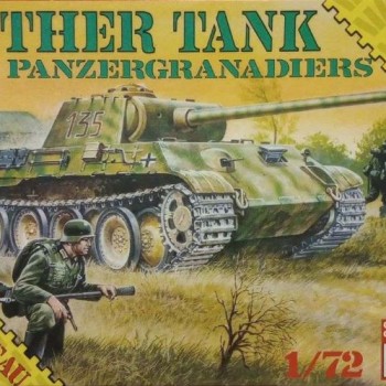 Panther Tank with panzergrenadiers