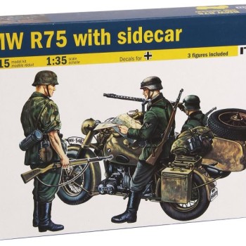 BMW R75 + 3 FIGURAS