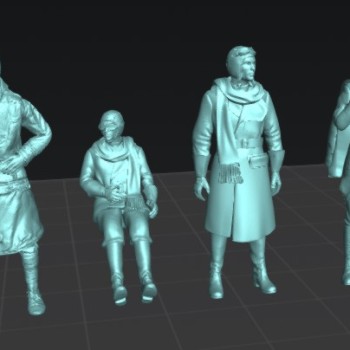 Pilotos Primera Guerra Mundial - Set 3 - 1/32