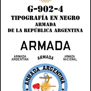 ARMADA - Tipografia en Negro - ARMADA