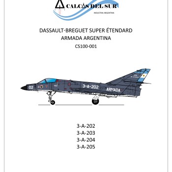 DASSAULT BREGUET SUPER ÉTENDARD - 1/100