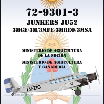 JUNKERS JU52/3MGE/3MFE/3MREO/3MSA - MINISTERIO DE AGRICULTURA